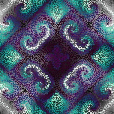 Sorunsuz mozaik sanat desen