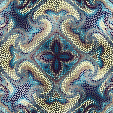 Sorunsuz mozaik sanatı çini