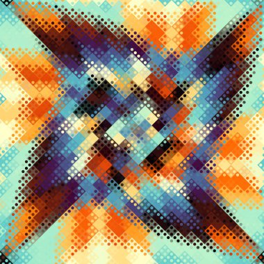 Geometrik soyut desen.