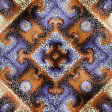 Sorunsuz mozaik sanat desen