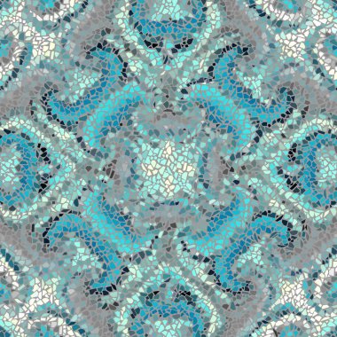 Sorunsuz mozaik sanat desen