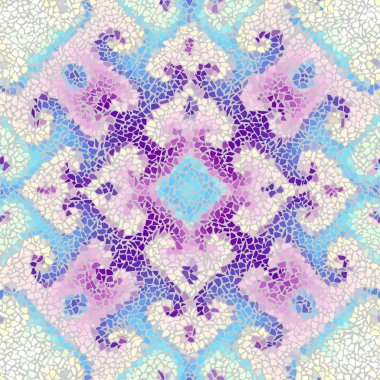 Sorunsuz mozaik sanat desen