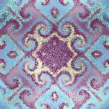 Sorunsuz mozaik sanat desen