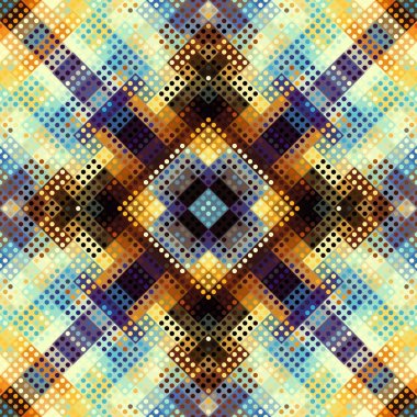 Geometrik soyut desen.