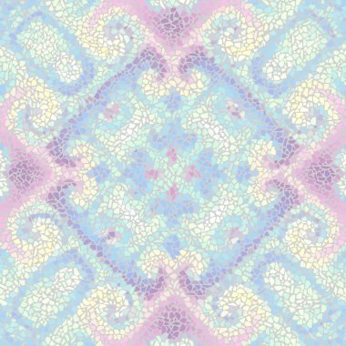 Sorunsuz mozaik sanat desen