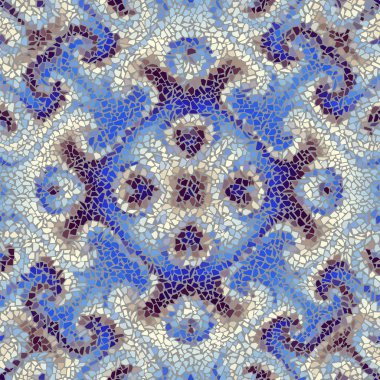 Sorunsuz mozaik sanat desen