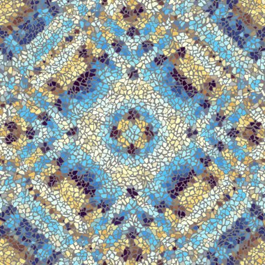 Sorunsuz mozaik sanat desen