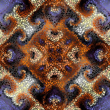 Sorunsuz mozaik sanat desen