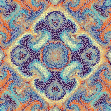 Sorunsuz mozaik sanat desen