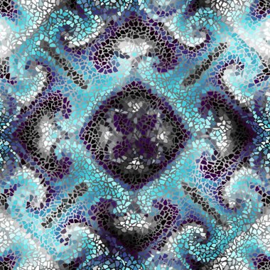 Sorunsuz mozaik sanat desen