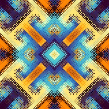 Geometrik soyut desen.