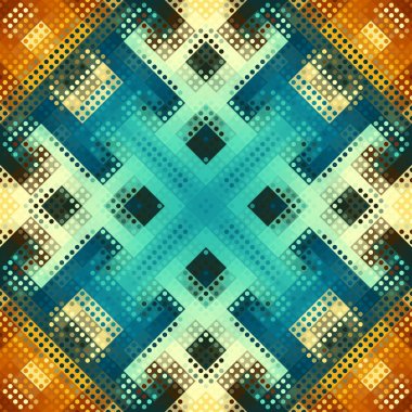 Geometrik soyut desen.