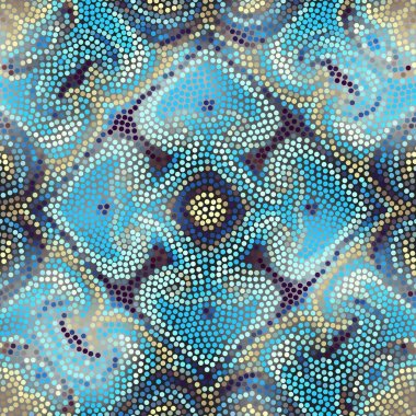 Sorunsuz mozaik sanatı çini