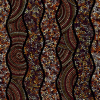 Afrika tarzı etnik seamless modeli.