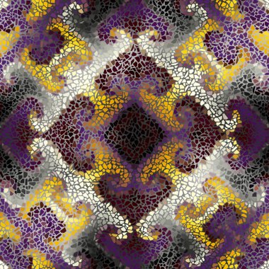 Sorunsuz mozaik sanat desen