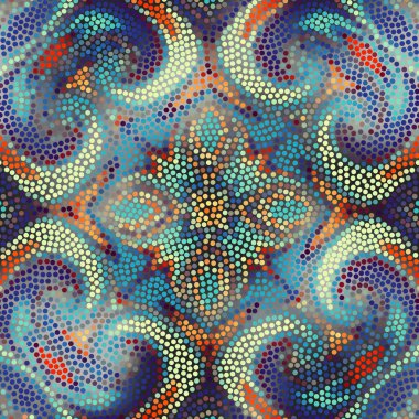 Sorunsuz mozaik sanatı çini