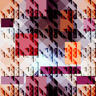 Geometrik soyut desen.