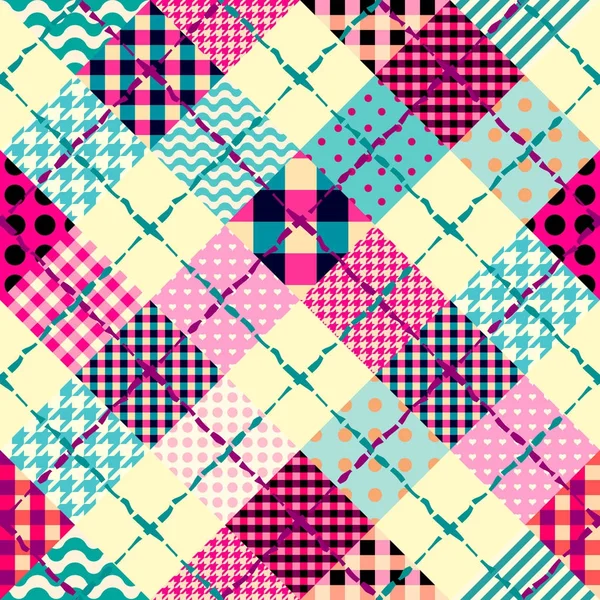 Imitacja patchwork — Wektor stockowy