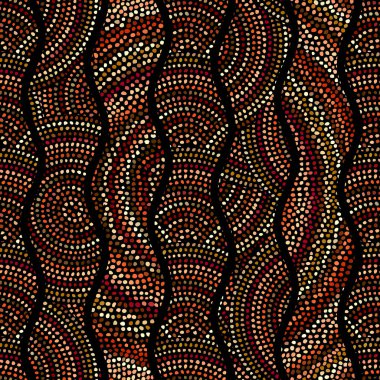 Afrika tarzı etnik seamless modeli.