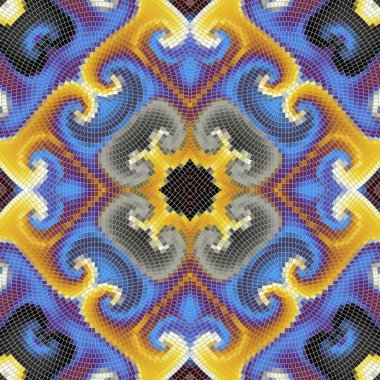 Sorunsuz mozaik sanat desen