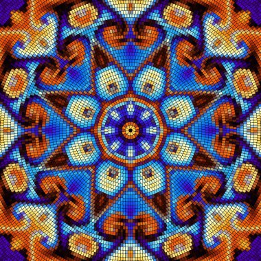 Dikişsiz mozaik desen