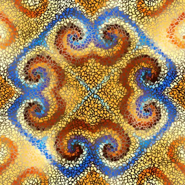 Dikişsiz mozaik desen