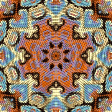 Dikişsiz mozaik desen
