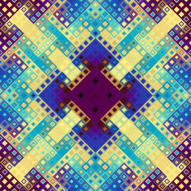 Geometrik soyut desen.