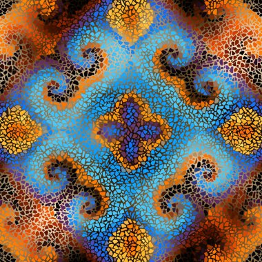 Dikişsiz mozaik desen