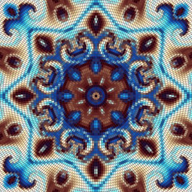 Dikişsiz mozaik desen