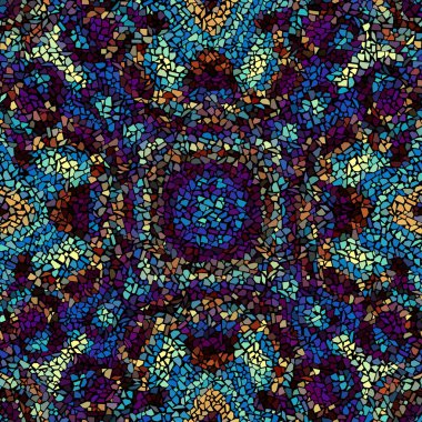 Sorunsuz mozaik sanat desen