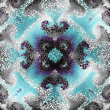 Sorunsuz mozaik sanat desen