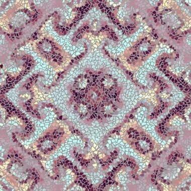 Sorunsuz mozaik sanat desen