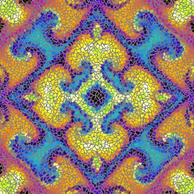 Sorunsuz mozaik sanat desen