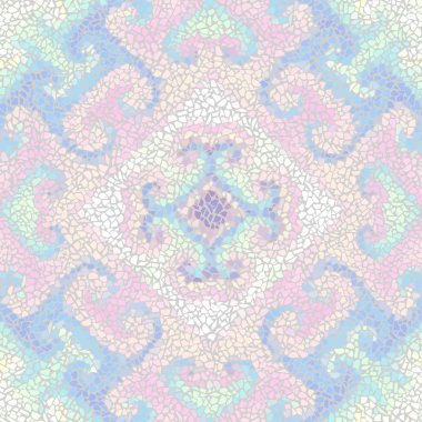 Sorunsuz mozaik sanat desen