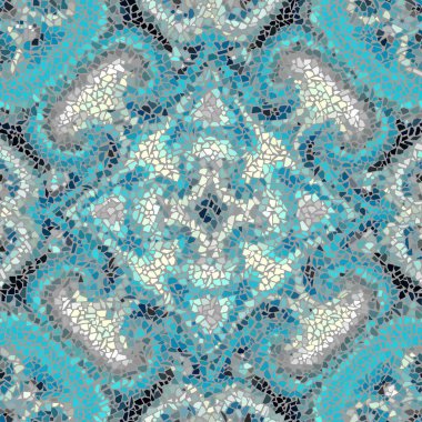 Sorunsuz mozaik sanat desen