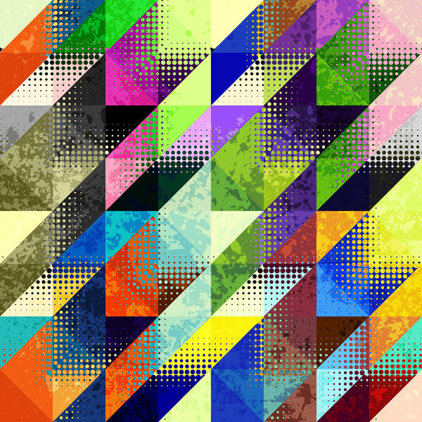 Geometrical Hounds-tooth pattern