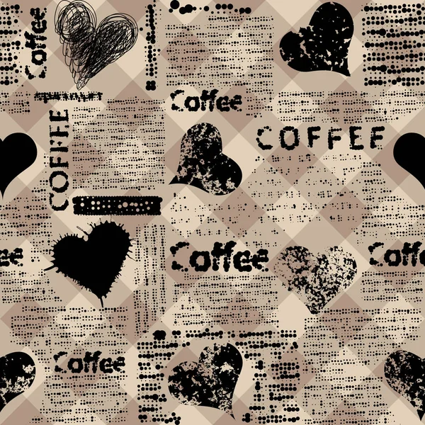 - Kahve. Kahverengi arka planda soyut kahve çekirdekleri