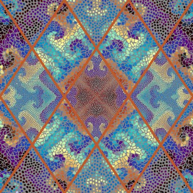 Dikişsiz mozaik desen