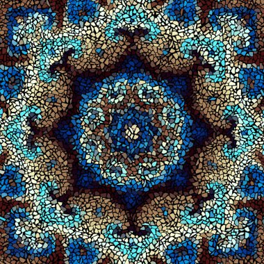 Dikişsiz mozaik desen