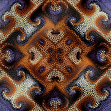 Sorunsuz mozaik sanatı çini