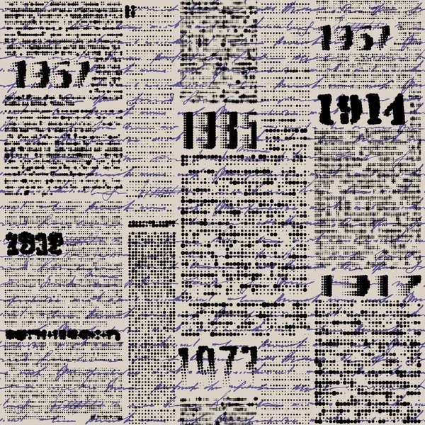 Imitatie van de krant — Stockvector