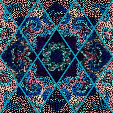 Dikişsiz mozaik desen