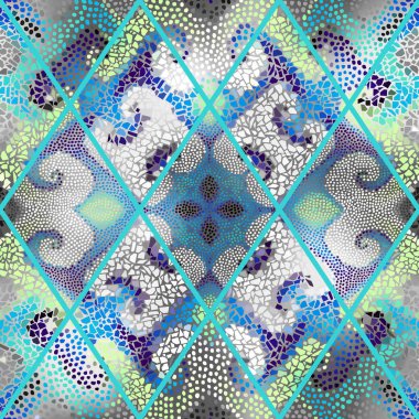 Dikişsiz mozaik desen