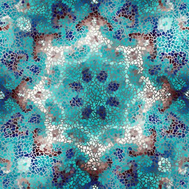 Sorunsuz mozaik sanat desen