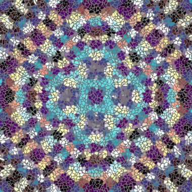 Sorunsuz mozaik sanat desen