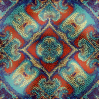 Sorunsuz mozaik sanatı çini