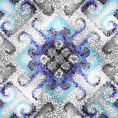 Sorunsuz mozaik sanat desen