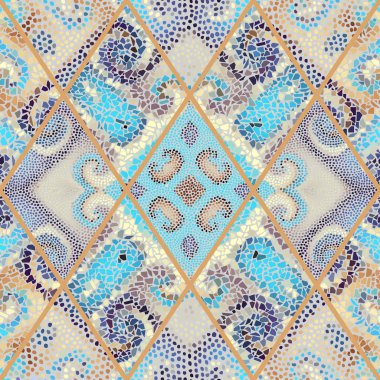 Dikişsiz mozaik desen