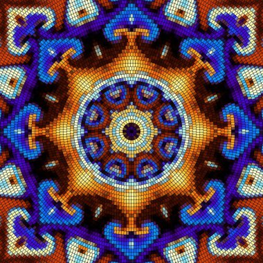 Dikişsiz mozaik desen